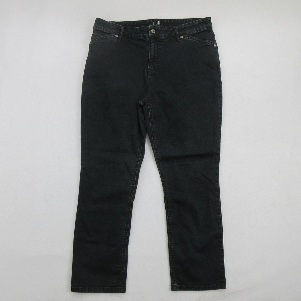 J. Jill Women's Jeans Size 10P Slim Ankle Tried & True Fit Black Stretch